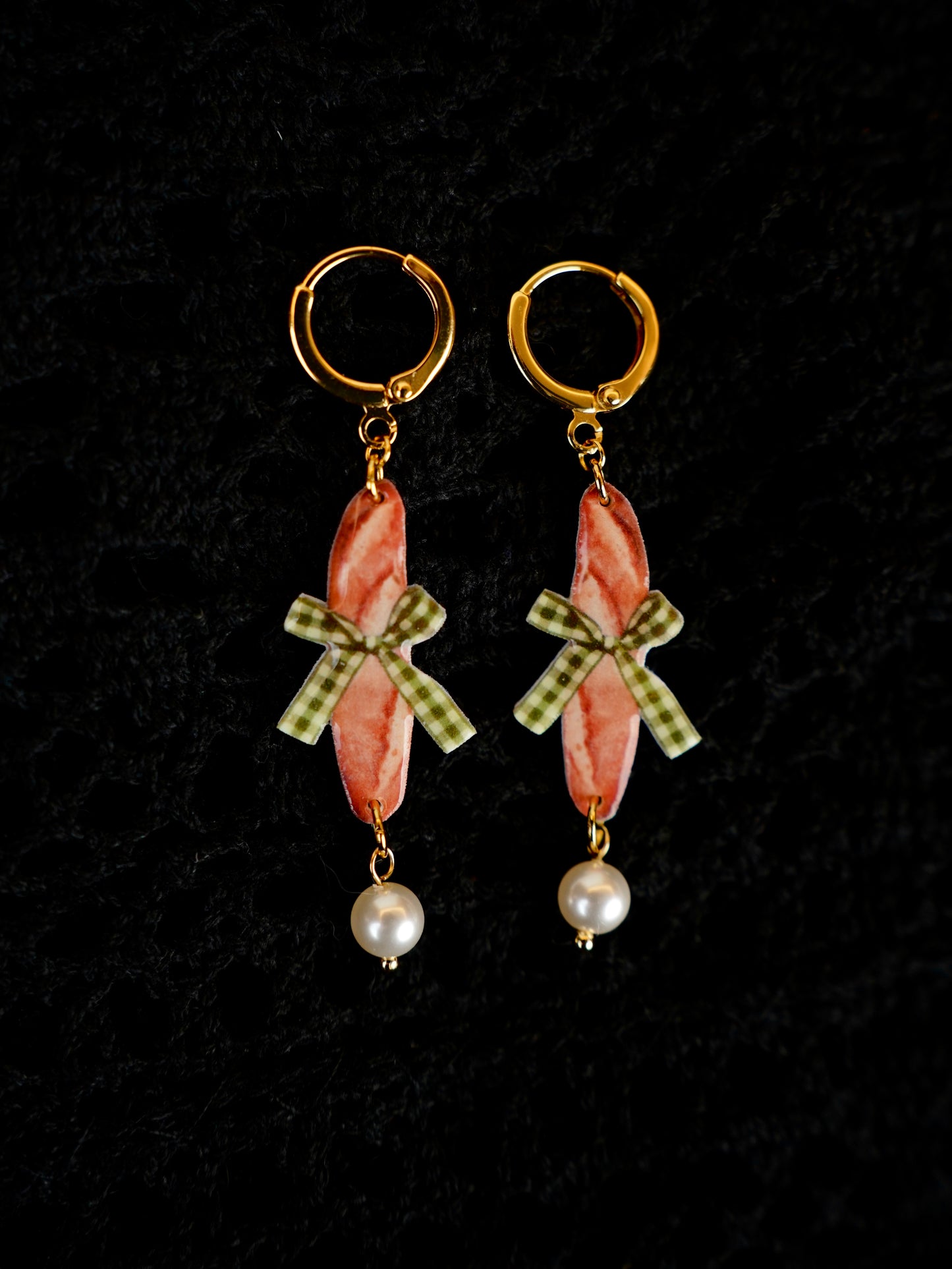 Baguette Love Earrings