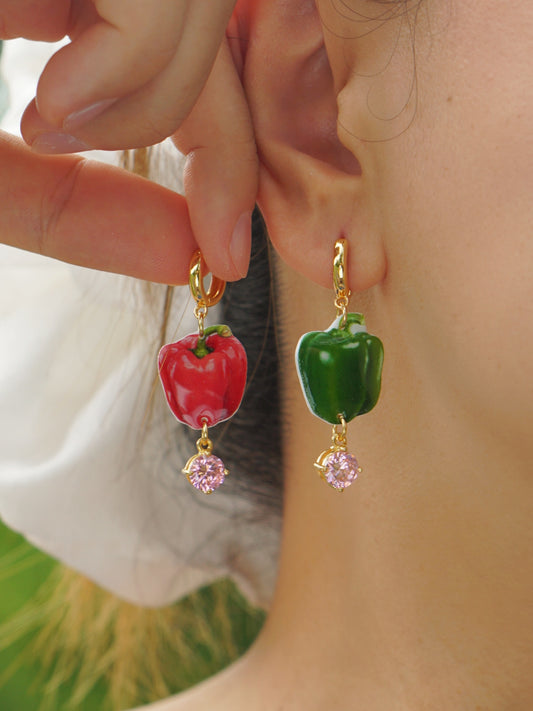 Colorful Pepper Earrings