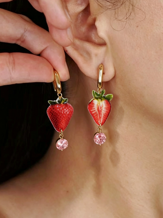 Strawberry Love Earrings