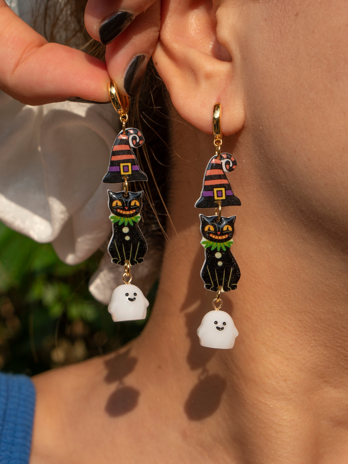 Witchy Kitty Earrings