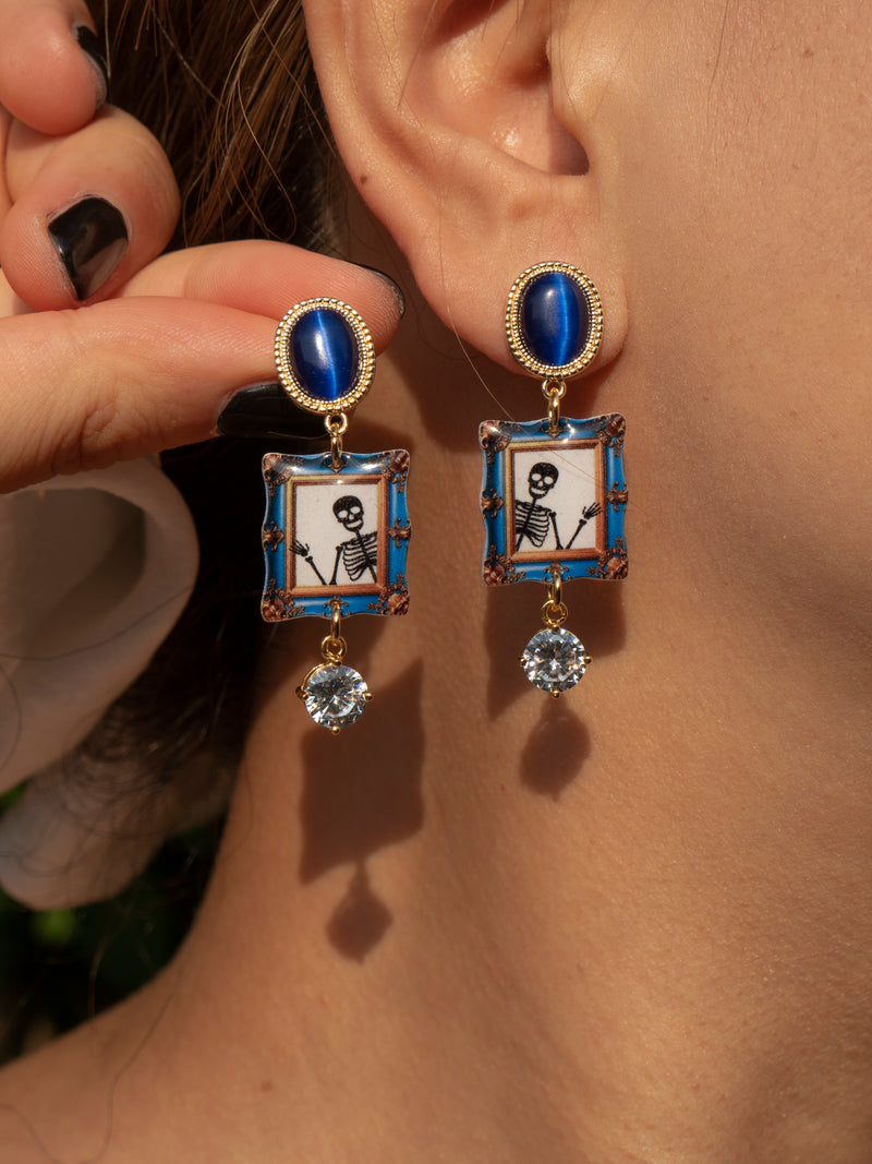 Hello, Skeleton! Earrings