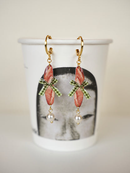 Baguette Love Earrings