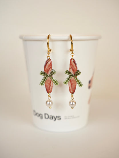 Baguette Love Earrings