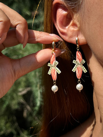 Baguette Love Earrings