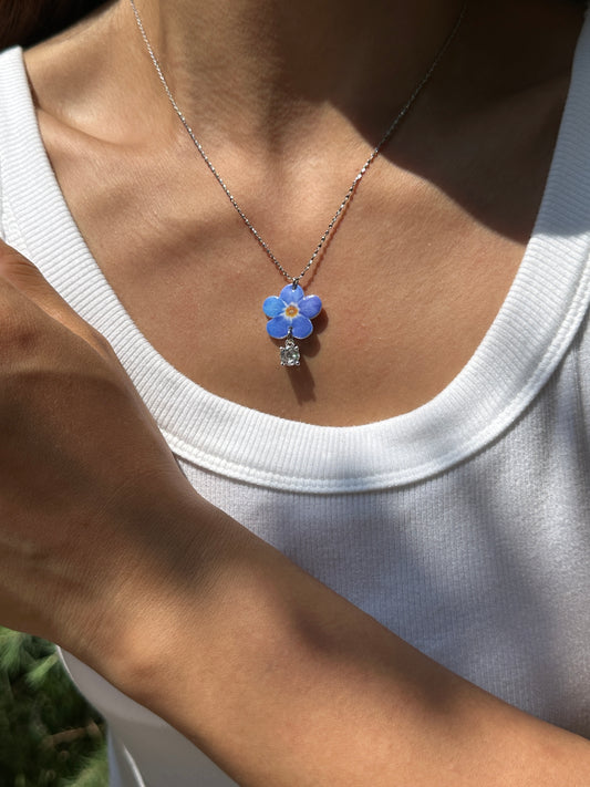 Blue Blossom Necklace