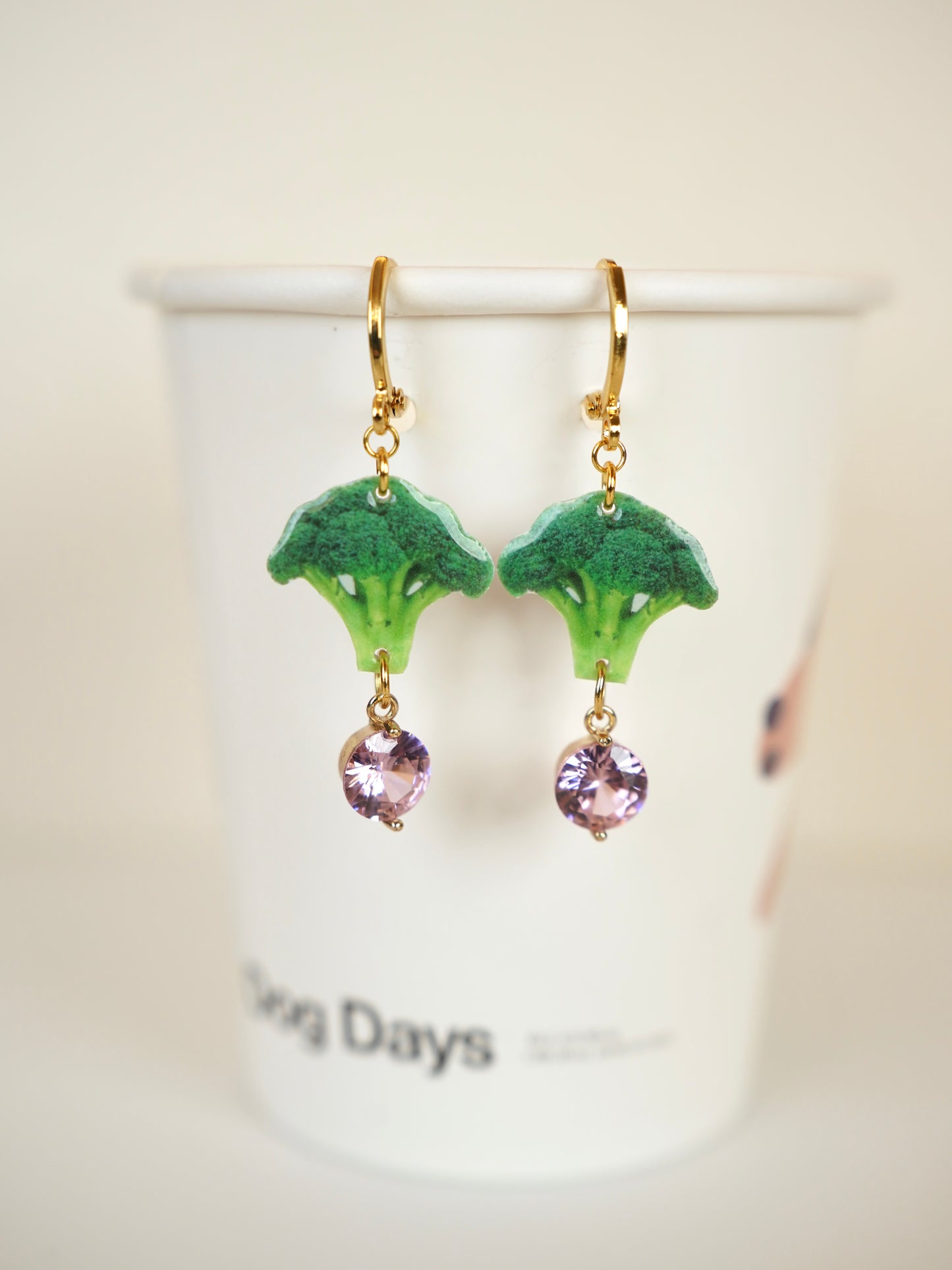 Broccoli Earrings