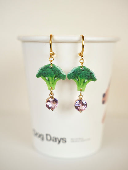 Broccoli Earrings