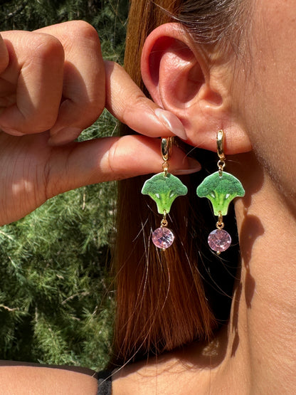 Broccoli Earrings