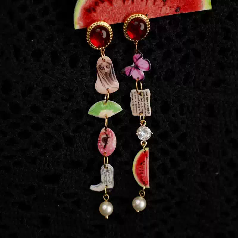 Butterfly & Sacred Eye Statement Earrings