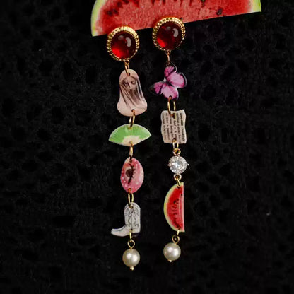 Butterfly & Sacred Eye Statement Earrings