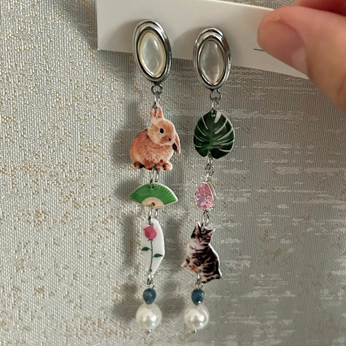 Cat & Bunny Earrings