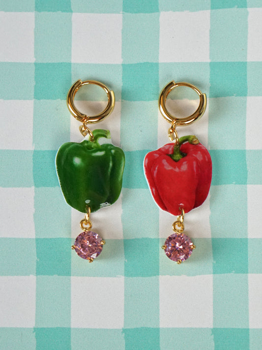 Colorful Pepper Earrings
