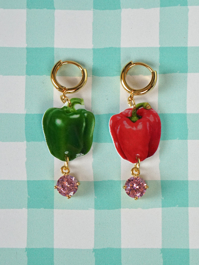 Colorful Pepper Earrings