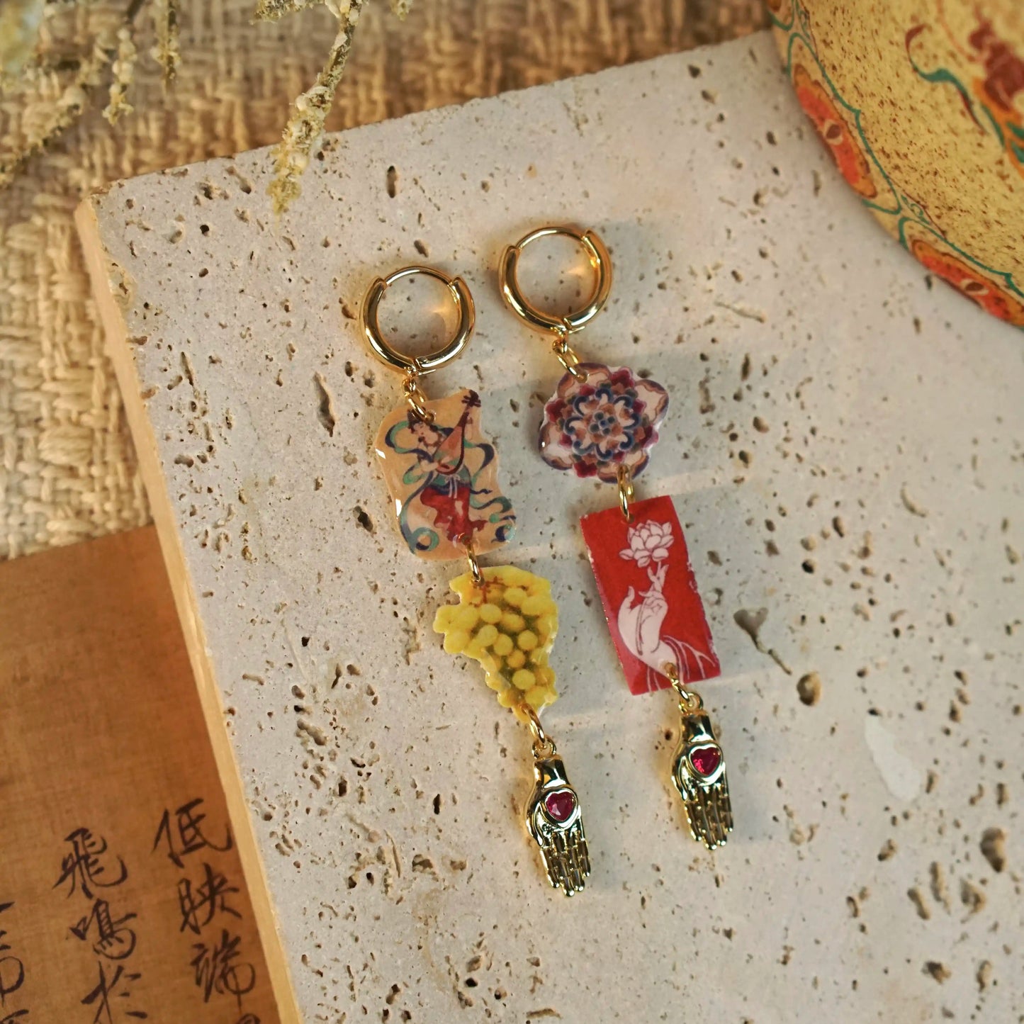 Eastern Art Earrings 02