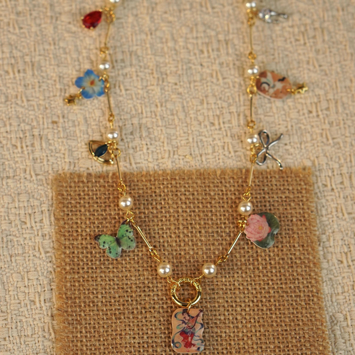 Mystic Lotus Mural Necklace
