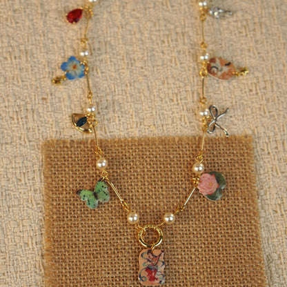 Mystic Lotus Mural Necklace