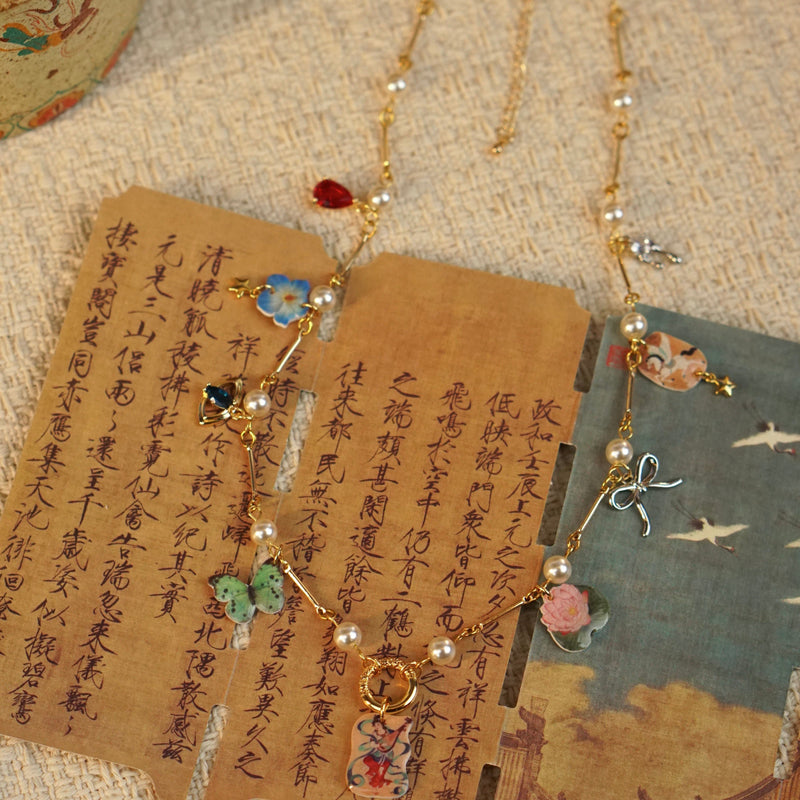 Mystic Lotus Mural Necklace