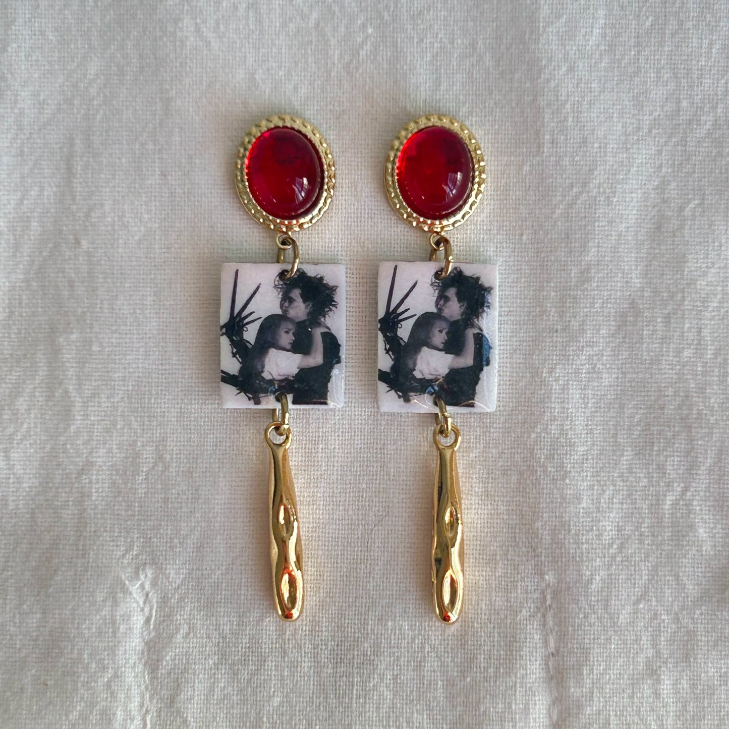 Black & White Cinema Inspired Earrings
