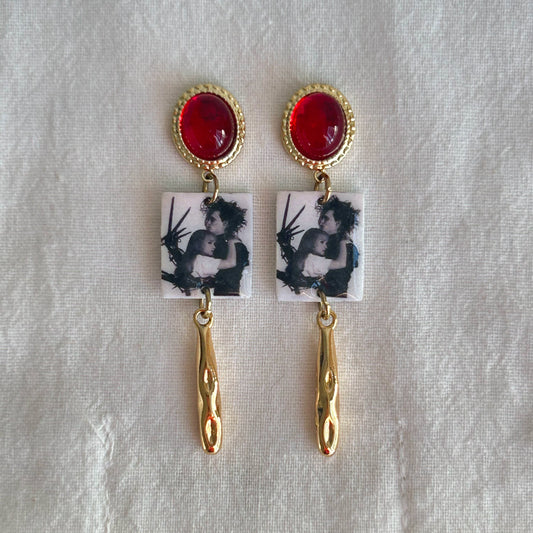 Black & White Cinema Inspired Earrings