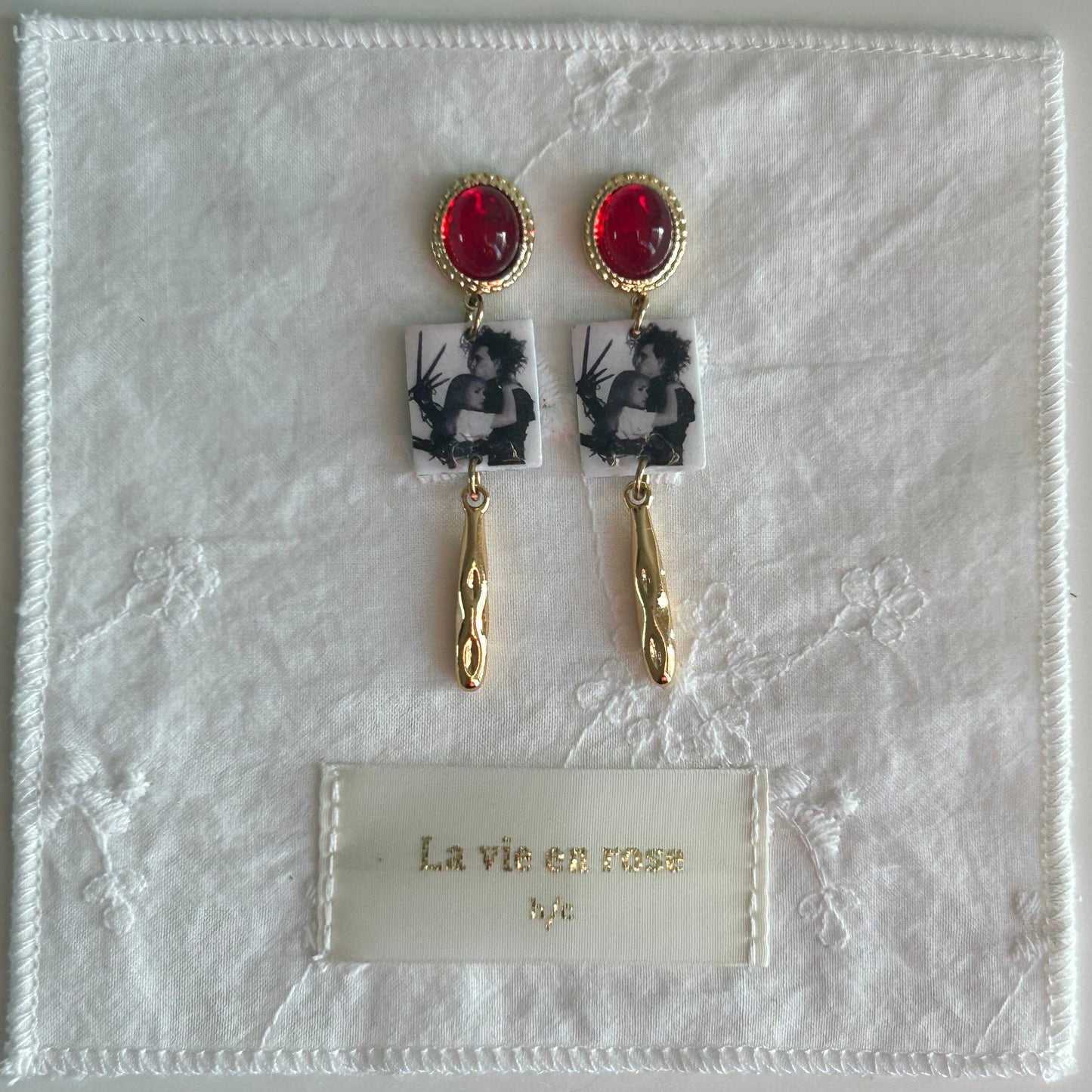 Black & White Cinema Inspired Earrings