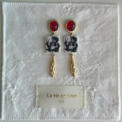 Black & White Cinema Inspired Earrings