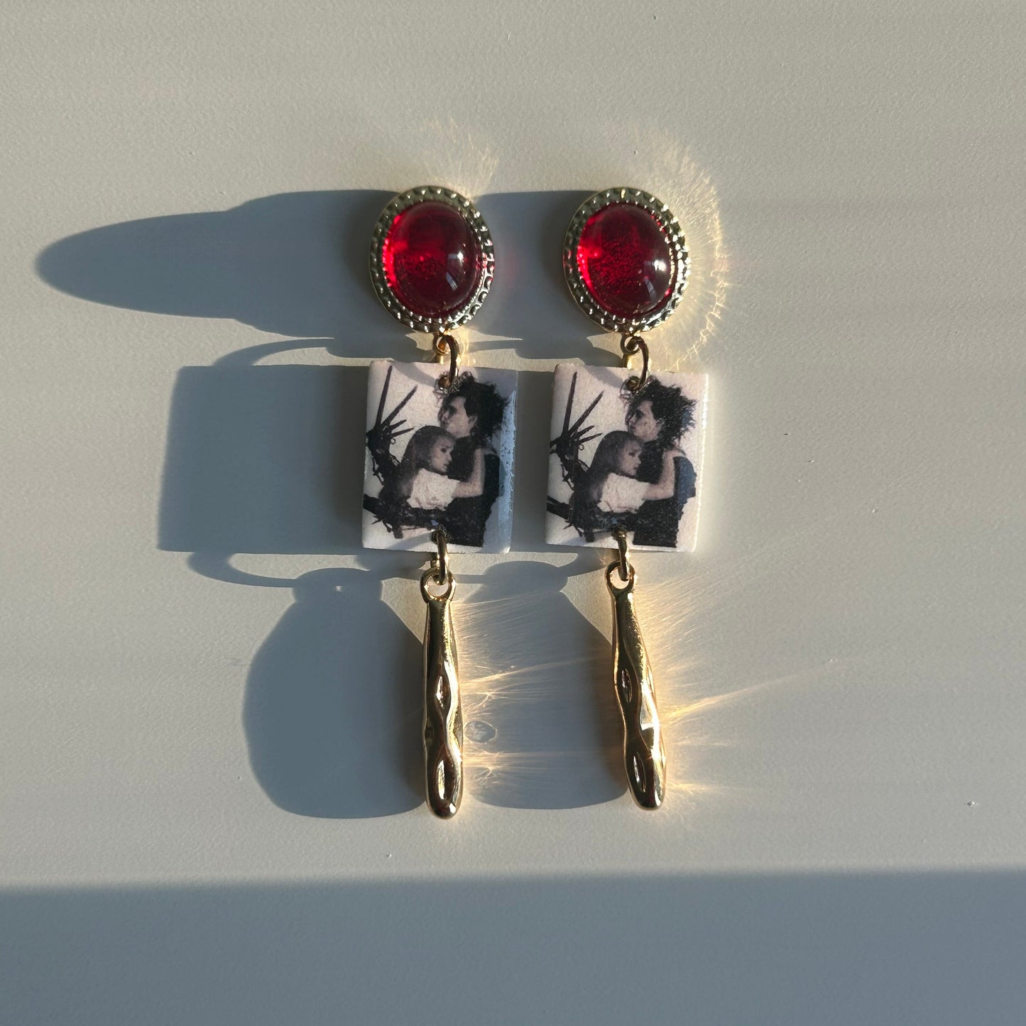 Black & White Cinema Inspired Earrings