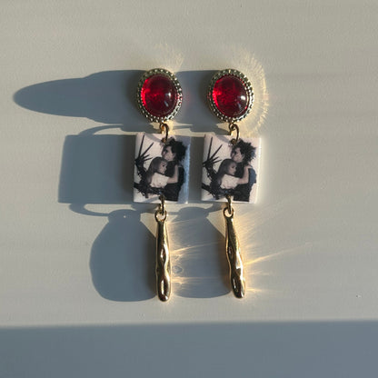 Black & White Cinema Inspired Earrings