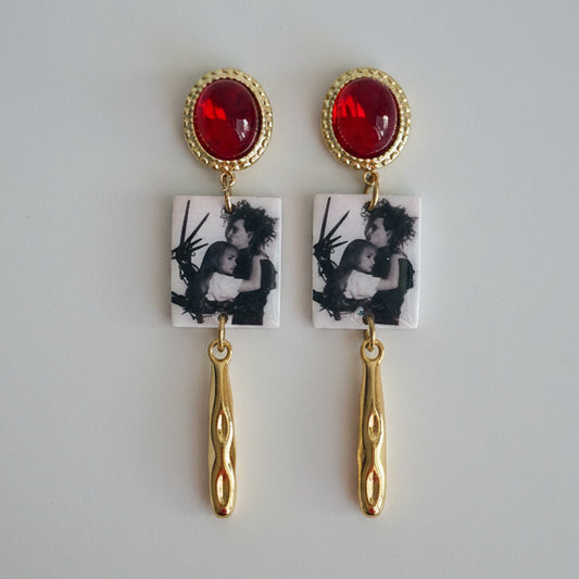 Black & White Cinema Inspired Earrings