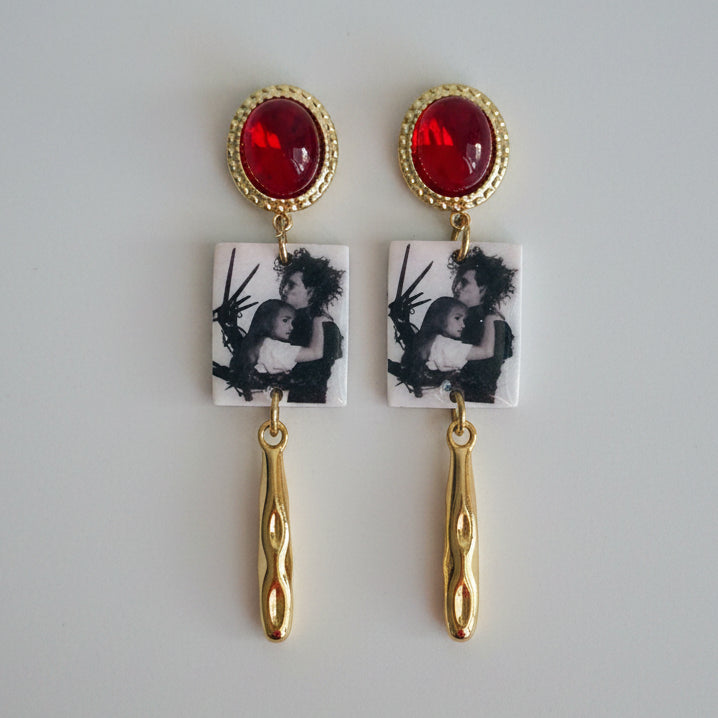 Black & White Cinema Inspired Earrings