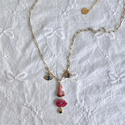 Facial Features Necklace