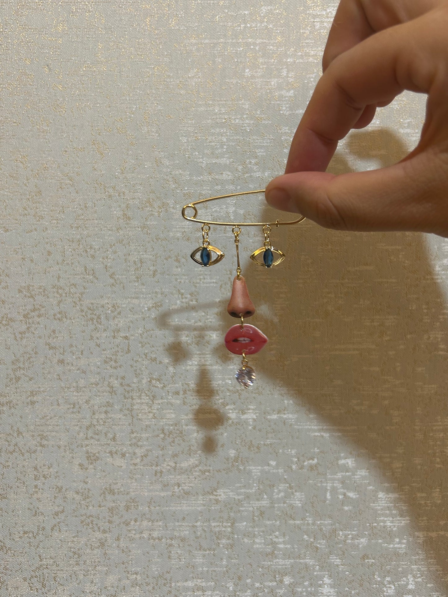 Facial Features Brooch