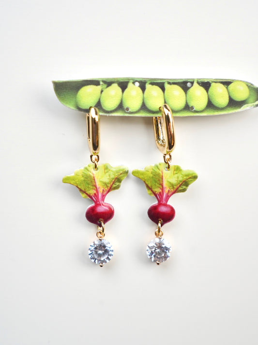 Garden Radish Earrings