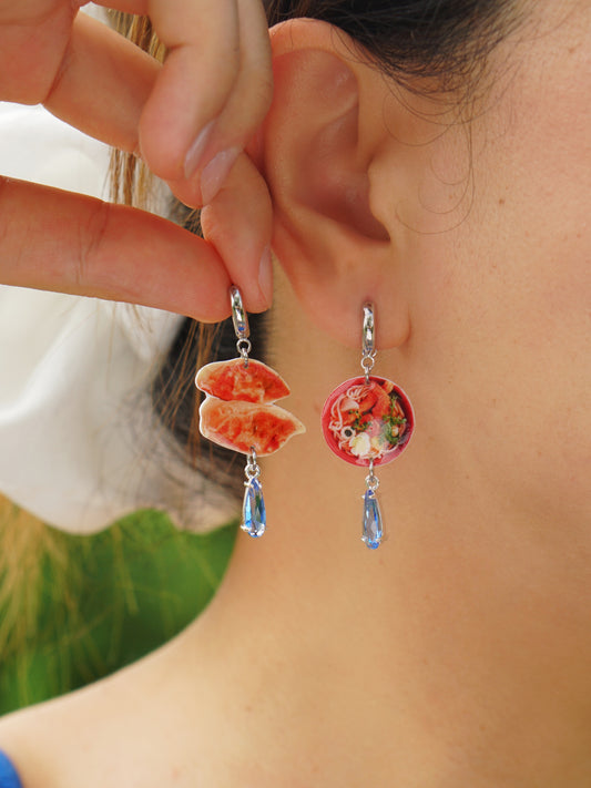 Gyoza & Japanese Udon Noodles Earrings