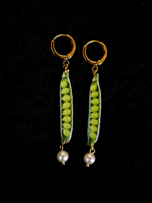Little Pea Pod Earrings