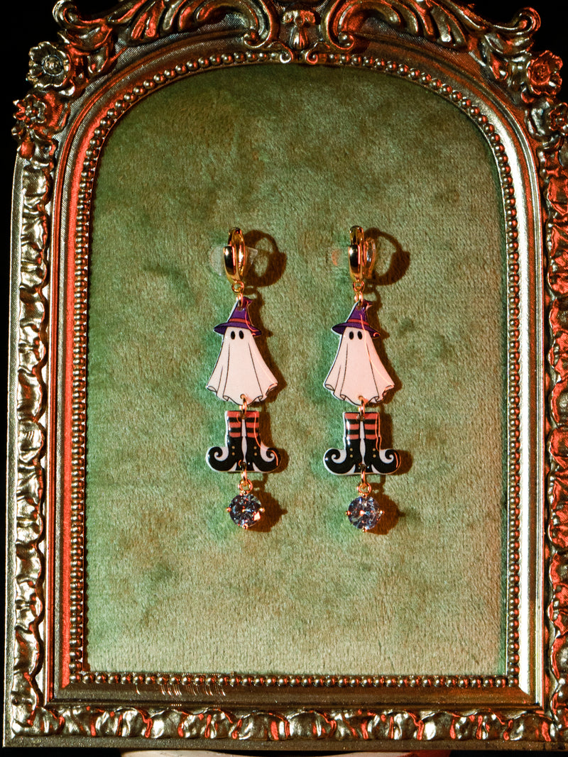 Little Witch Ghost Earrings