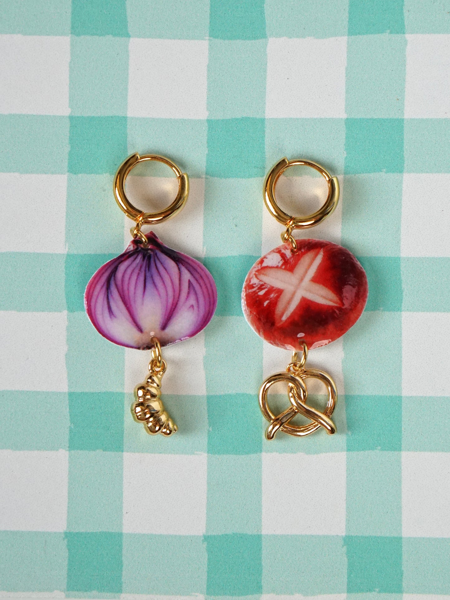Onion & Mushroom Earrings