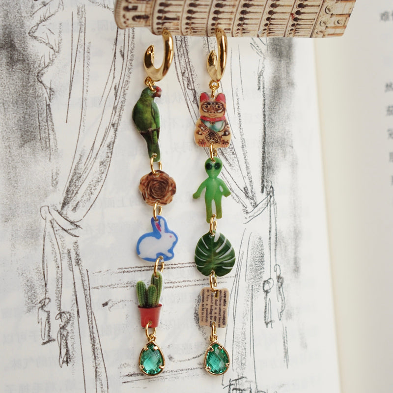 Parrot Planet Earrings