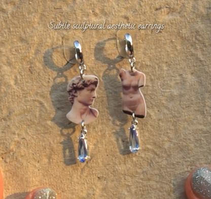 Classical Sculpture Earrings