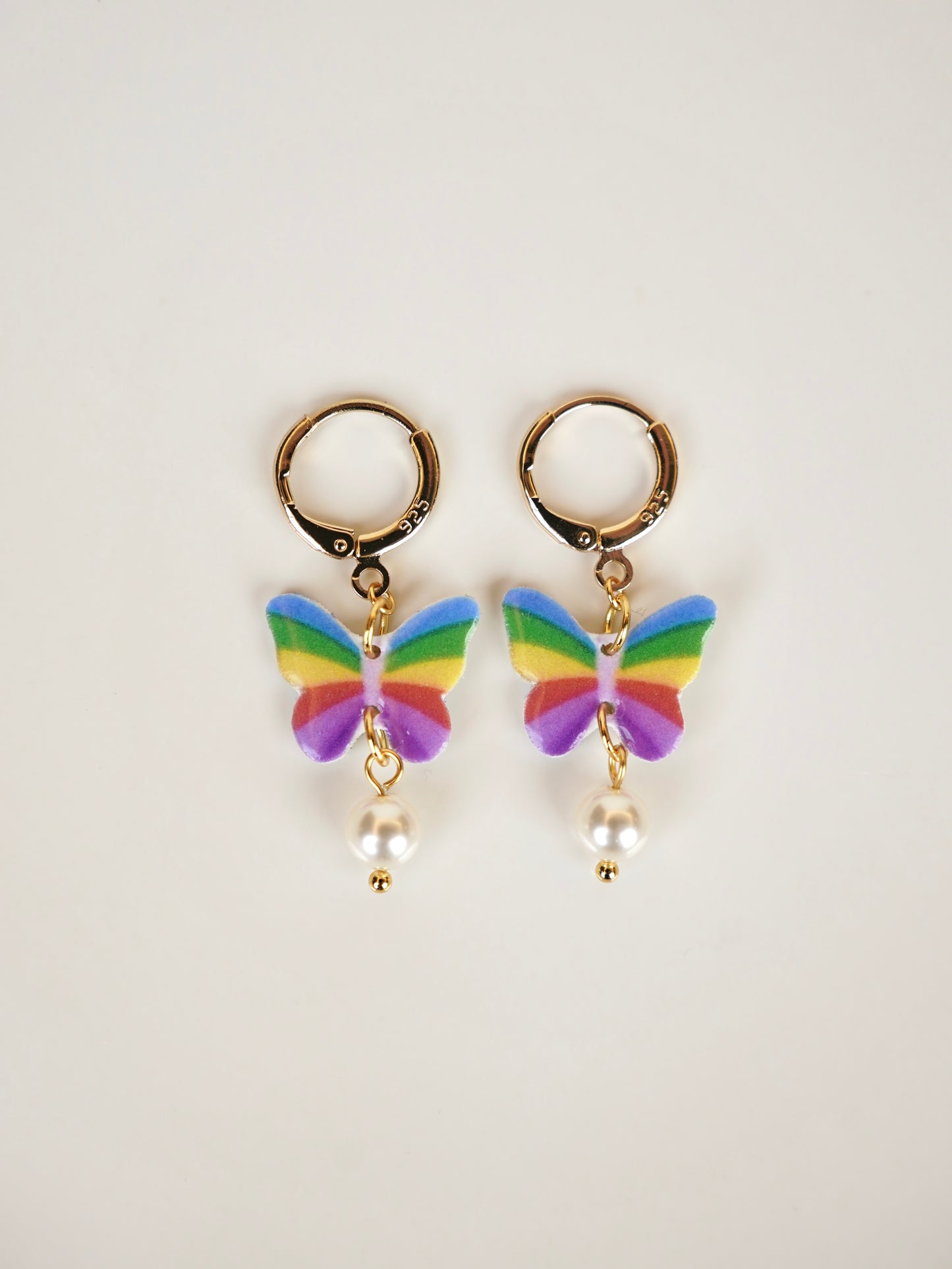 Rainbow Butterfly Earrings
