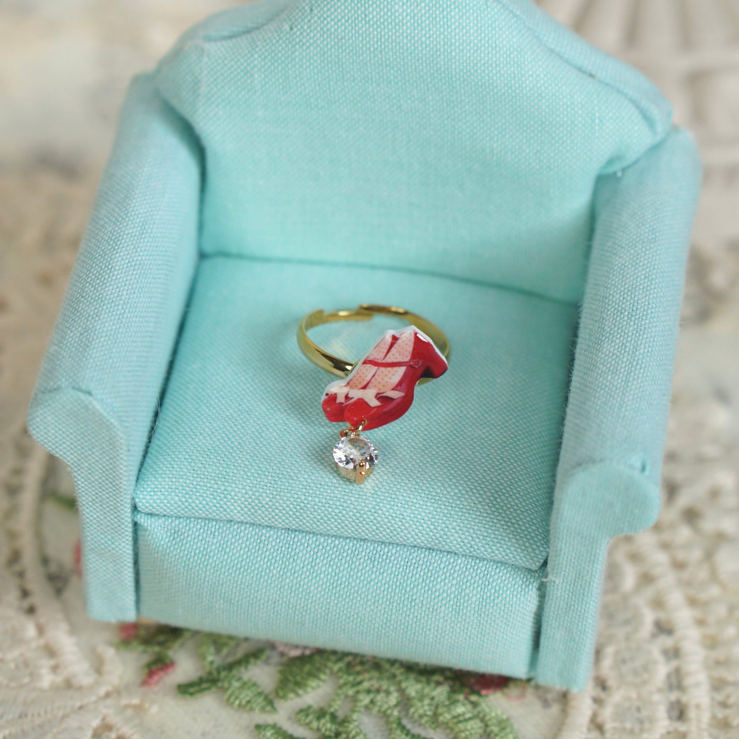 Red shoes Ring