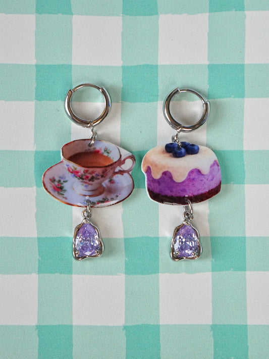 Tea Time Cake Earrings