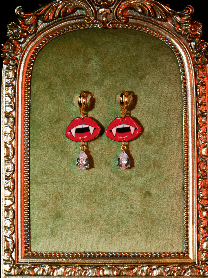 Vampire Kiss Earrings