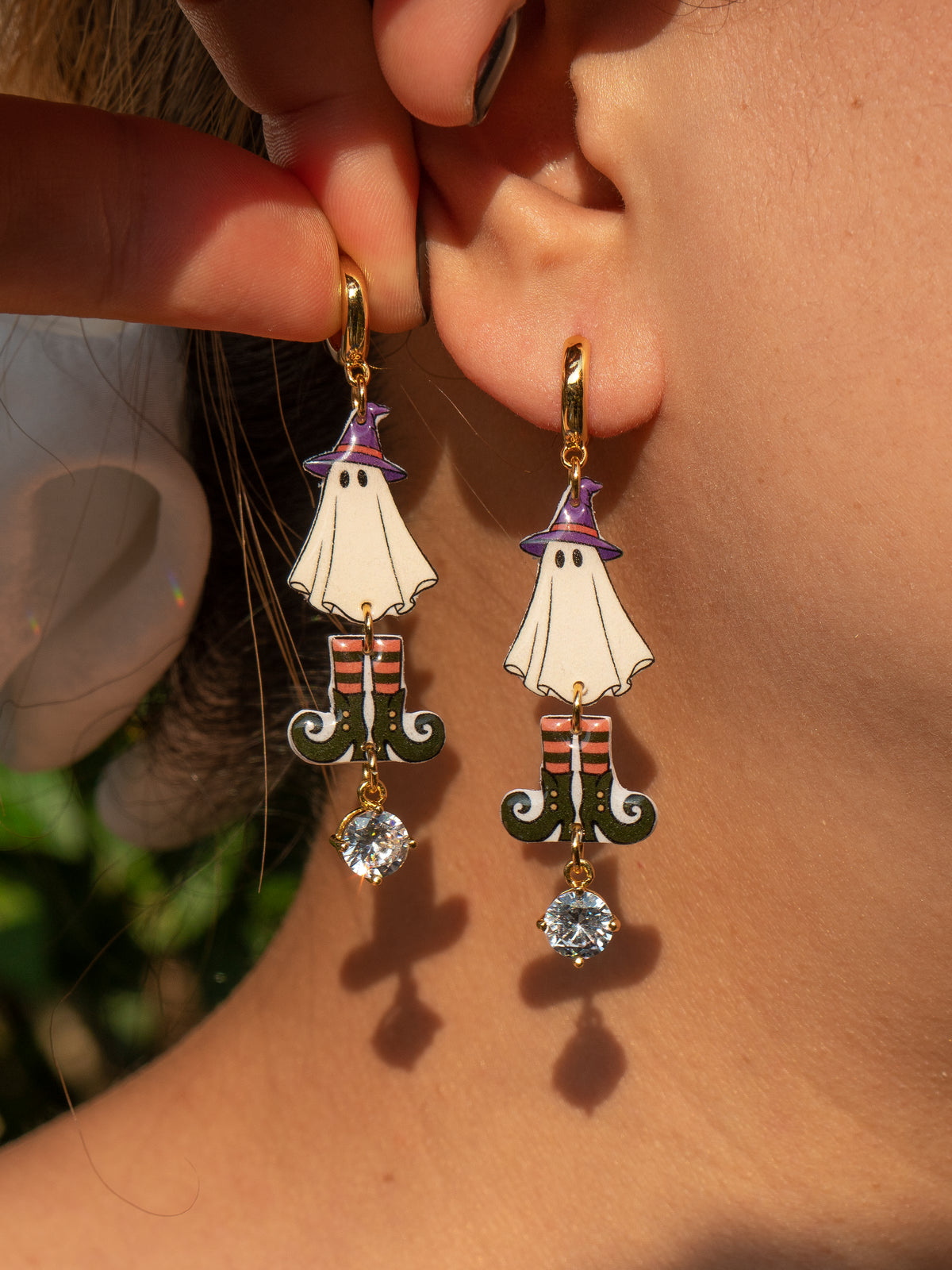 Little Witch Ghost Earrings