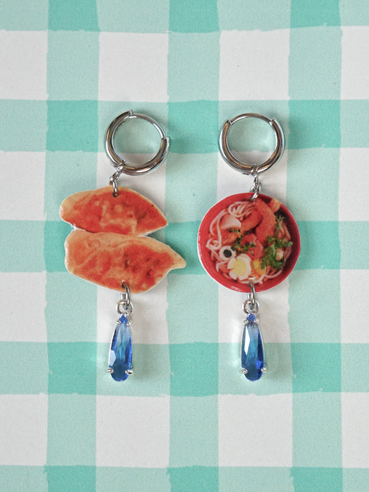 Gyoza & Japanese Udon Noodles Earrings
