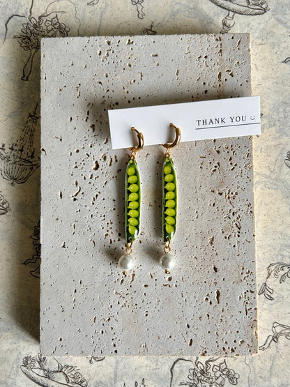 Little Pea Pod Earrings
